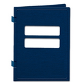 Tax Compatible Software Folder- Double Centered Windows, Blue, Side-Staple (Blank)